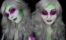 Lady Beetlejuice Halloween Makeup Tutorial