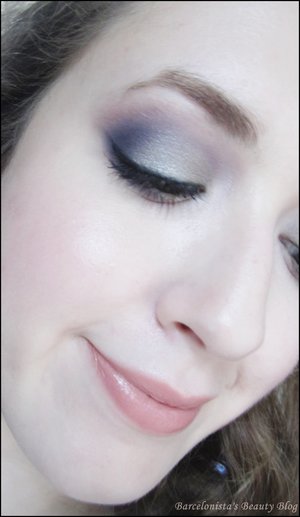 Using ELF Cosmetics new 18-eyeshadow palette / Lips: Maybelline Color Sensational Creamy Matte Lipstick in 'Daringly Nude'