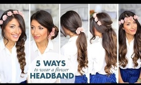 5 Ways to Wear a Flower Headband