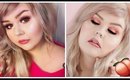 Spring Makeup Look | Peach Glitter