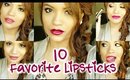 Best 10 Fall Lipsticks Collab w/ AlisonLovesJB