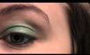 St Patrick's Day Eye/Mermaid Green Look! (eyeshadow used E.L.F 100 eyeshadow palette)