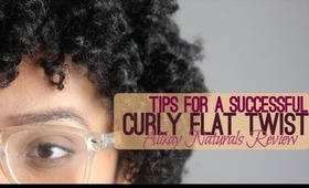 Tips for a Successful Curly Flat Twist Out + Alikay Naturals Review