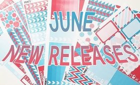 June New Releases & Plan With Me \\ Erin Condren Vertical