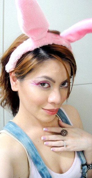 My Chinese New Year 2011 (year of the Rabbit) look.