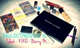 ❤ HAUL (KIKO,Deliplus,SLEEK,Barry M,...) (Octubre/Noviembre/Diciembre '12) ❤