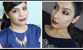 Bold Lips Smokey Eyes Fall Look 2014 collab w SuperprincesJo || Raji Osahn