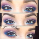Blue & Purple Eye Makeup
