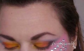 'Colourful Sparkles' Makeup Tutorial Inspired By MUA Gemma Morpurgo