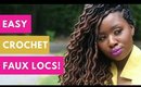 Easy Curly Crochet Faux Locs Tutorial+ Get Ready With Me