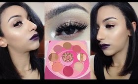 Easy Daytime Slay w/ Purple Lips Makeup Tutorial