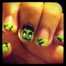 Frankenstein inspired Nails  