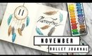NOVEMBER 2018 BULLET JOURNAL SET-UP IDEAS | ANN LE