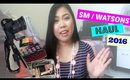 [TAGALOG/Taglish] SM Department Store / Watsons Makeup Haul 2016 | thelatebloomer11