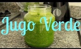 Jugo verde con verduras y fruta, ayuda a adelgazar - KATHY GAMEZ