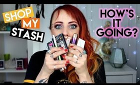 SHOP MY STASH! Checking in on how I'm doing | GlitterFallout