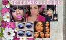 Spring Makeup Look Collab Hosted by SexxyFarrah Used Sugarpill Eyeshadows
