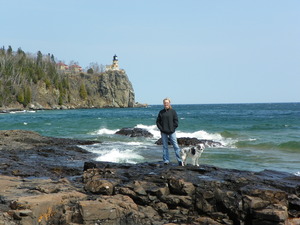 Exploring the Shore of Lake Superior with Lacey!