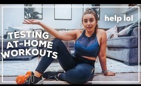 I Tried A Week of Free At-Home Workouts & Here's What Happened