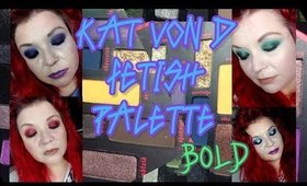 Kat Von D Fetish Palette - Bold Looks x 4