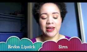 Revlon Siren Lipstick Review