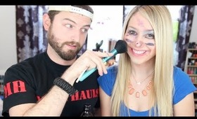 Husband Does My Makeup