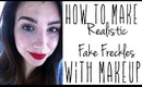 Tutorial: How To Make Realistic Fake Freckles with Makeup