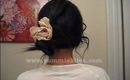 Easy Braided Low Bun Updo (Perfect for Valentine's Day!)