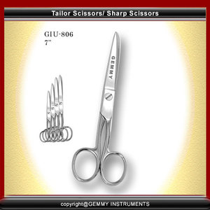 Tailor scissors-Sharp scissors-Fabric scissors-Sewing shears-Textile scissors-Dress maker scissors-Universal scissors-Shears-Multipurpose scissors-Utility scissors-Plastic handle scissors-Fabric shears-Sewing scissors-Dressmaker shears-Craft Scissors-Patchwork scissors
Size: 5 "to 12"
Plain and Serrated Blades
Made with high quality stainless steel
Also Available In Plasma Coating, Powder Coating, Paper Coating, Full Gold, Half Gold, Dull and Mirror Polish Finish, Chrome Finish. Mate Black Finish