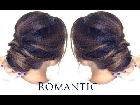 5 Minute Romantic Bun Hairstyle Easy Updo Hairstyles