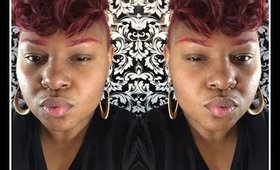 Burgundy Red Eyebrow | Tutorial