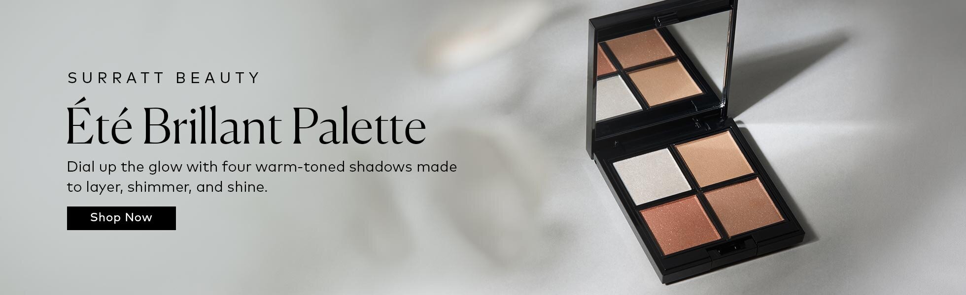 The eye shadow quad made for summer light. Exclusively at Beautylish, shop the Surratt Beauty Ete Brillant Palette on Beautylish.com!
