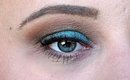 BROWN & BLUE SMOKEY EYE TUTORIAL