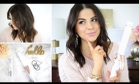LOOSE WAVY HAIR TUTORIAL & T3 CURLING WAND REVIEW