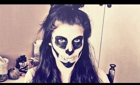 Halloween Makeup Look: Skeleton | elliewoods