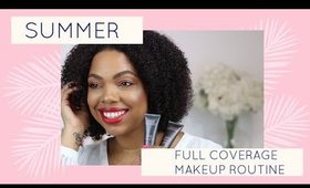 FULL COVERAGE SUMMER MAKEUP ROUTINE 2019
