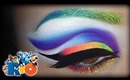 Blue Sky Studios - RIO 2 - Makeup Tutorial (Exotic Carnival Cut Crease Makeup)
