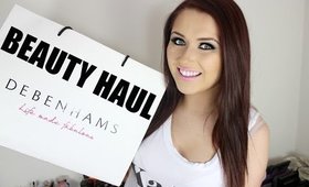 Huge Beauty Haul; Debenhams ♥