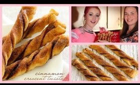 Cinnamon Crecent Twists! | #CookingwiththeGals!