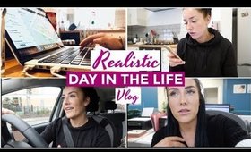 VLOG | Day In The Life: Working From Home (Realistic)