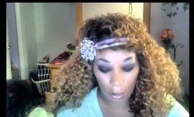 Modern day flapper girl makeup tutorial