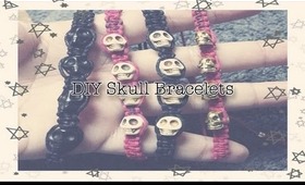 ☠ DIY Stackable Skull Bracelets ☠