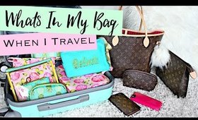 What's Inside My Louis Vuitton Neverfull MM When I Travel | Belinda Selene