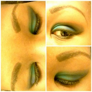 My first time doing a blue eye..