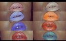 NEW NYX Suede Lipsticks Lip SWATCHES on Deep/Dark Skin