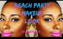 Beach Party Makeup Tutorial FULL FACE || Vicariously Me