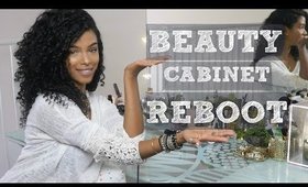 Beauty Cabinet Reboot: Staple Items + Vanity Space | SunKissAlba