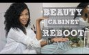 Beauty Cabinet Reboot: Staple Items + Vanity Space | SunKissAlba