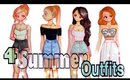 😍 DRAWING 4 SUMMER OUTFITS👗 👌