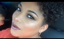 DAYTIME SMOKEY HOLIDAY GLAM / SPECIAL OCCASION MAKEUP & NATURAL HAIR Tutorial | Project Pan 2017